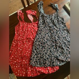 Mossimo Dress Set of 2 - Red and Black - Small